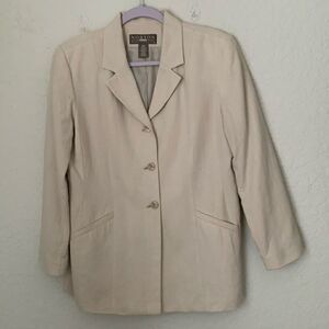 Norton Linen Blend Buttons Up Blazer Size 10P